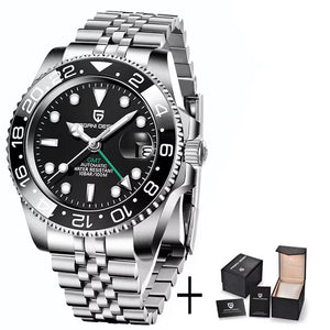 V3 Version GMT Watches Men'S Luxury Sapphire Automatic Mechanical Watch 40MM Stainless Steel Waterproof Watch