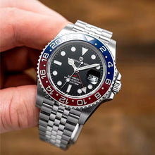 Load image into Gallery viewer, V3 Version GMT Watches Men&#39;S Luxury Sapphire Automatic Mechanical Watch 40MM Stainless Steel Waterproof Watch
